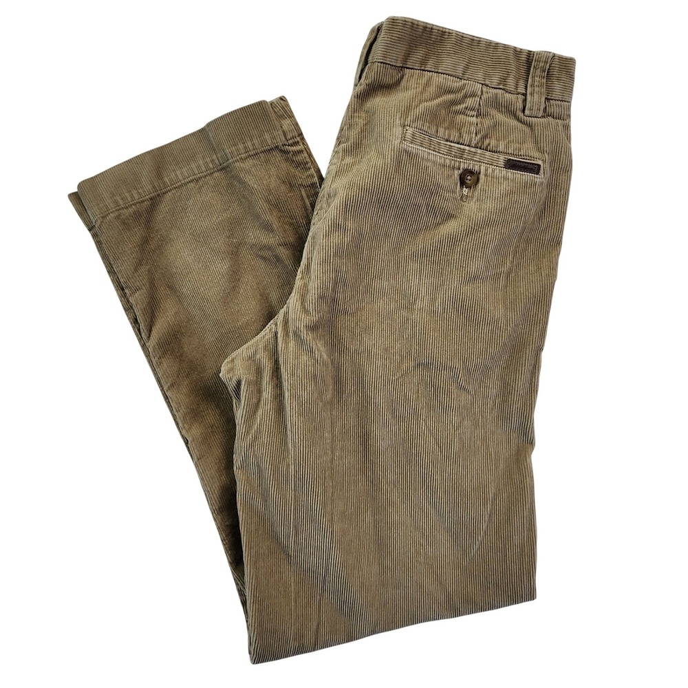 Eddie Bauer Mens 35x34 Tan Corduroy Relaxed Ruston Fit Gorpcore Rugged Outdoorsy